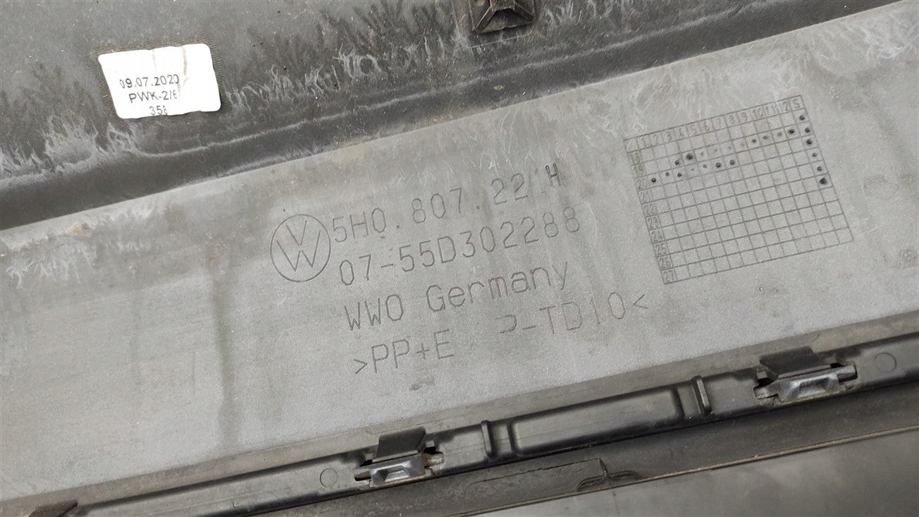 FRONT BUMPER VW GOLF 8 VIII 5H AFTER 2020 5H0807221H