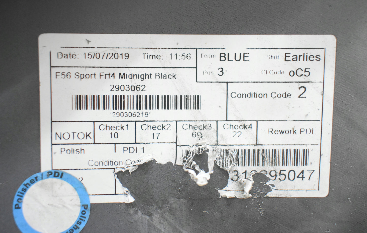 MINI COOPER S F55 F56 SPORT FRONT BUMPER