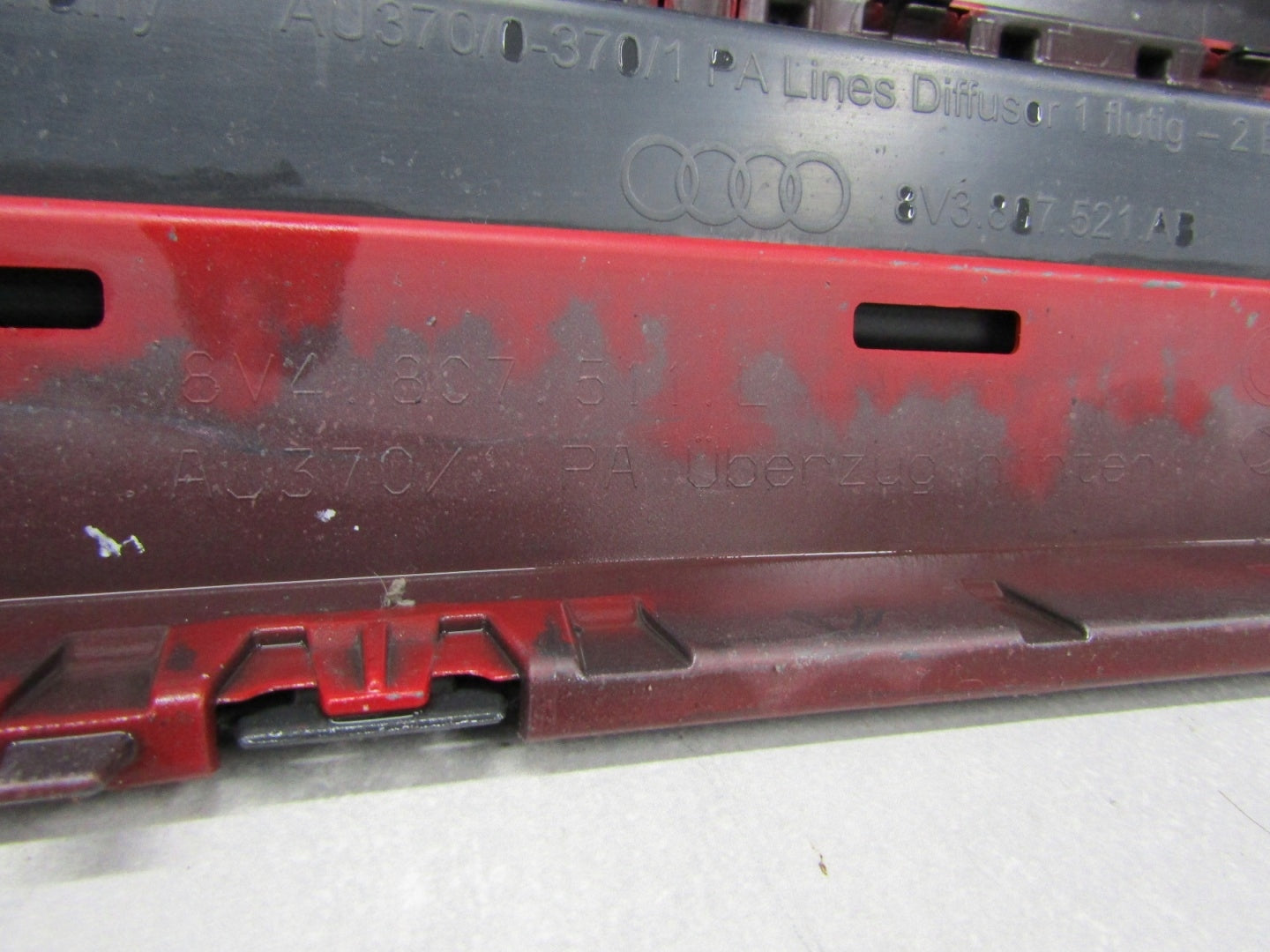 Rear Bumper Audi A3 8V4 Sportback Facelift 16-19