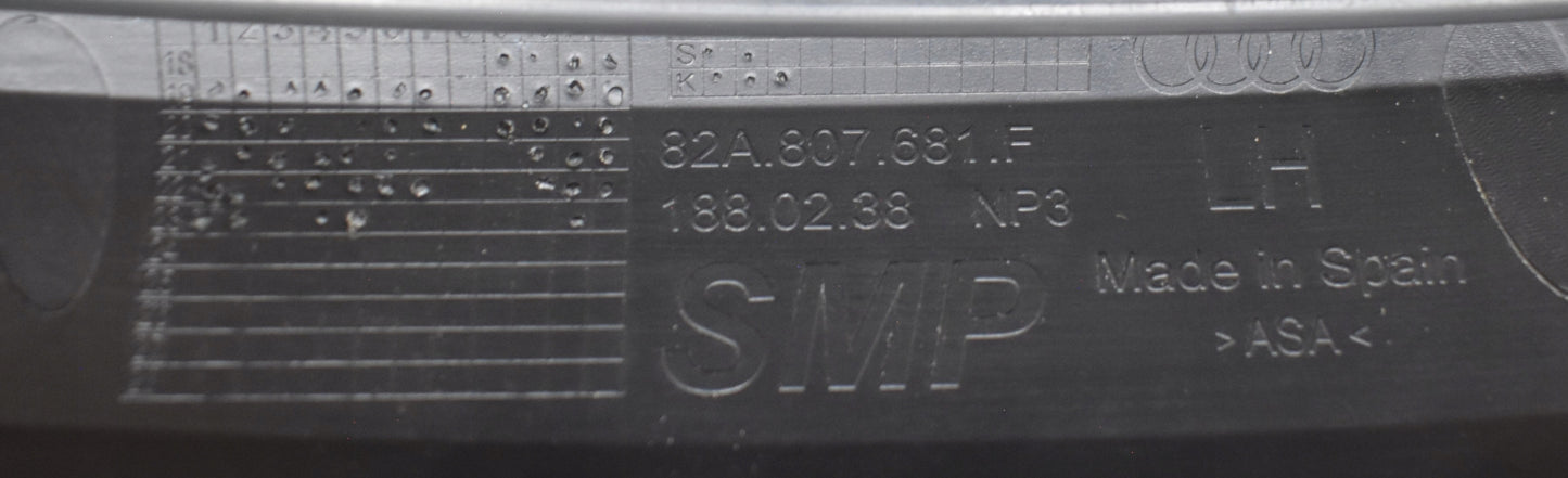 AUDI A1 II 82A LEFT FRONT BUMPER GRILLE ORG