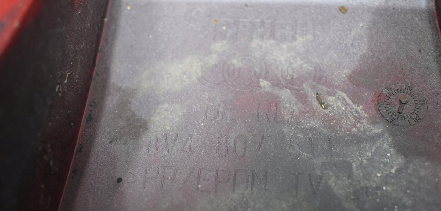 AUDI A3 8V4 S LINE REAR BUMPER HB SPORTBACK GENUINE + LOWER PART