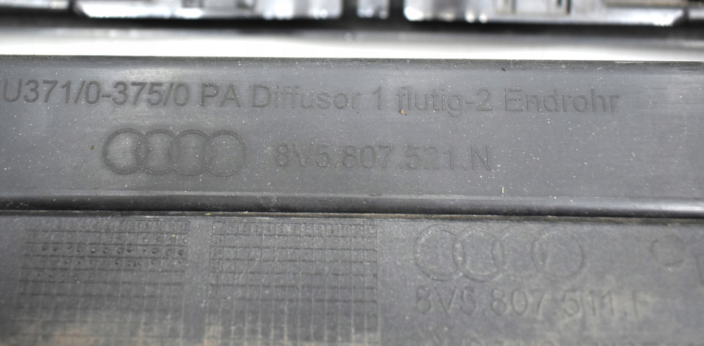 AUDI A3 8V5 LIFT REAR BUMPER ORIGINAL SEDAN + BOTTOM