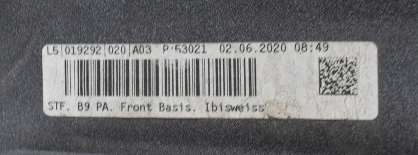 AUDI A4 B9 8W0 LIFT FRONT BUMPER FRONT ORIGINAL