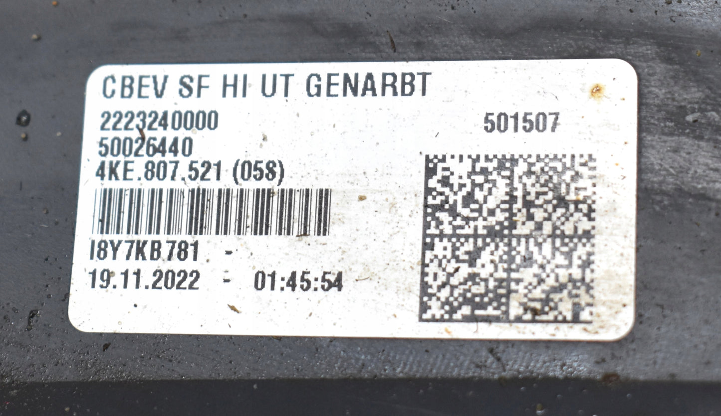 AUDI E TRON E-TRON 4KE REAR BUMPER ORG + BOTTOM