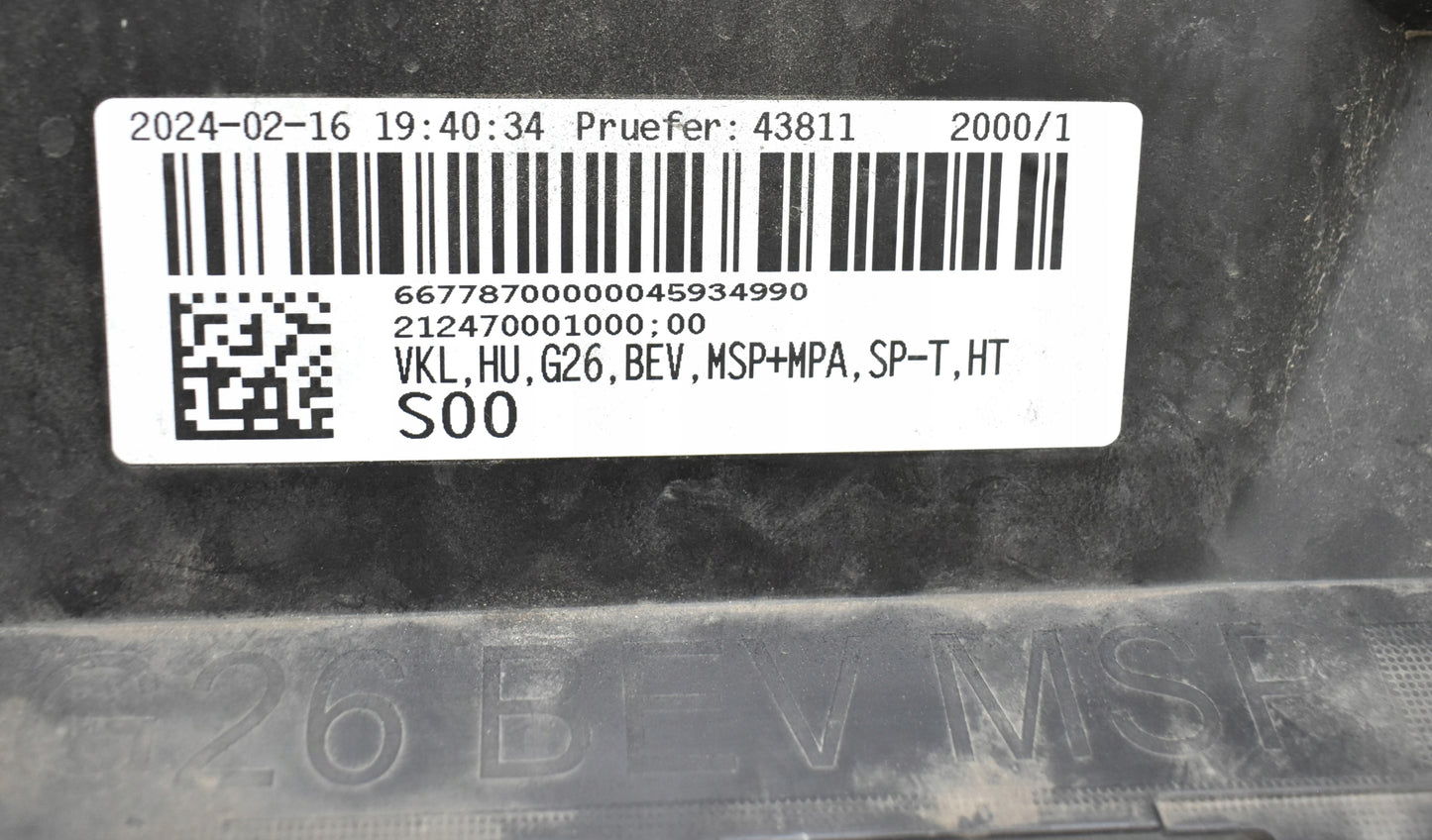 BMW 4 GRAN COUPE G26 M PACKAGE REAR BUMPER DIFFUSER SPOILER ORG