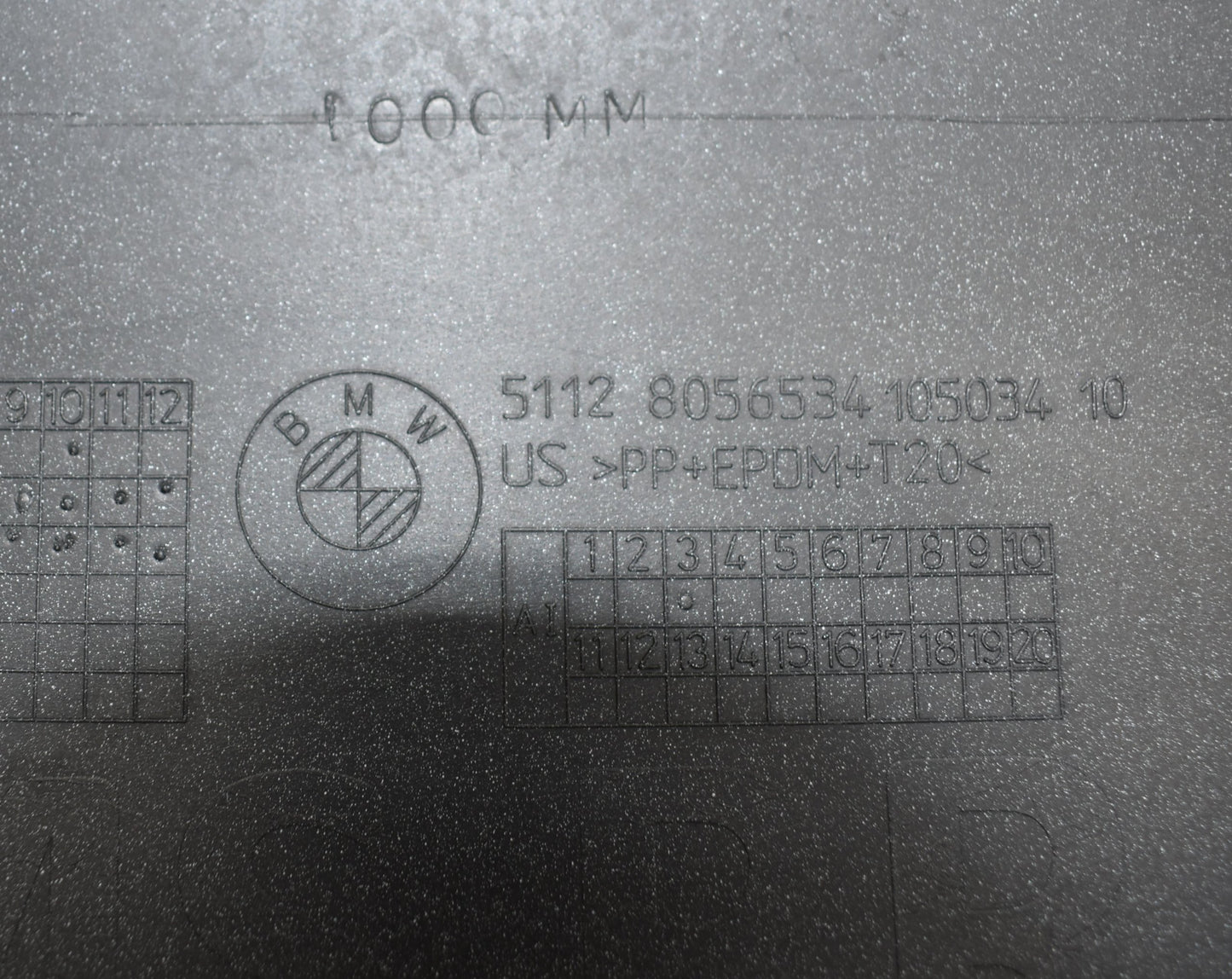 BMW X6 F16 M PACKAGE REAR BUMPER ORIGINAL