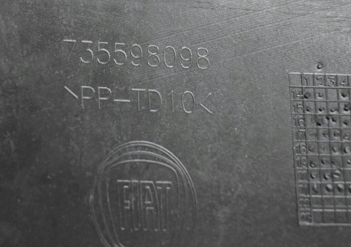 FIAT PANDA III CROSS FRONT BUMPER ORG + SIDE PANEL