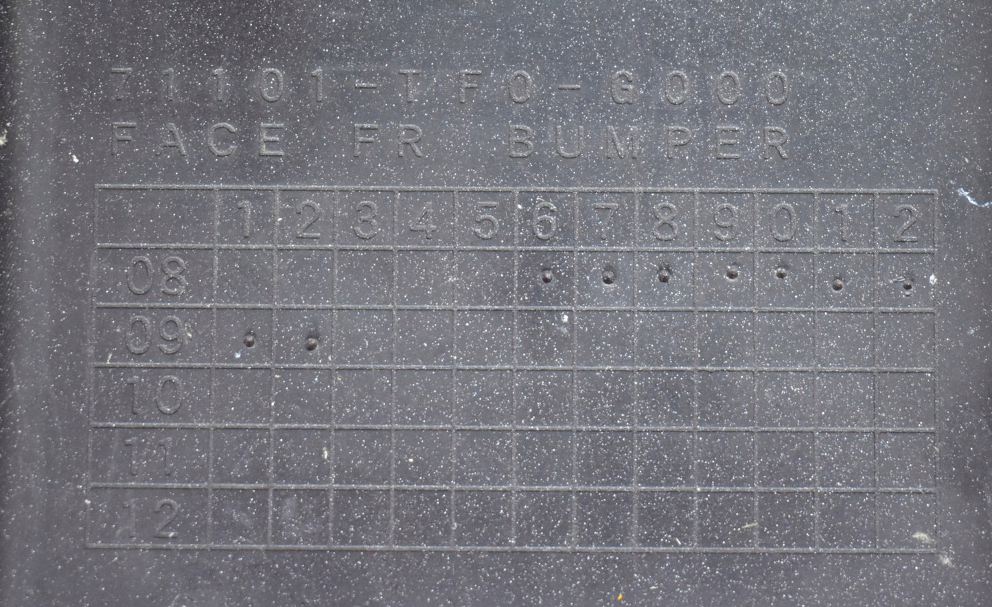 HONDA JAZZ II FRONT BUMPER ORG