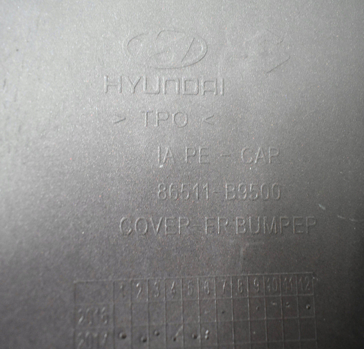 HYUNDAI I10 II LIFT FRONT BUMPER ORG 16+