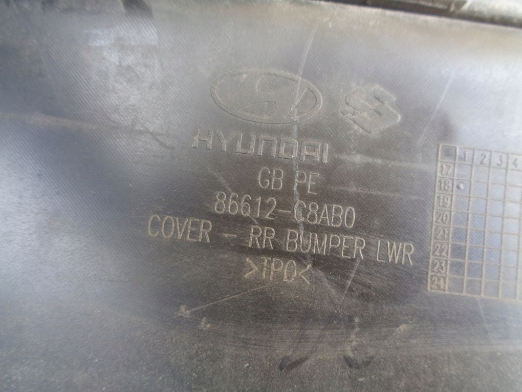 HYUNDAI I20 II LIFT 18- Rear bumper splitter