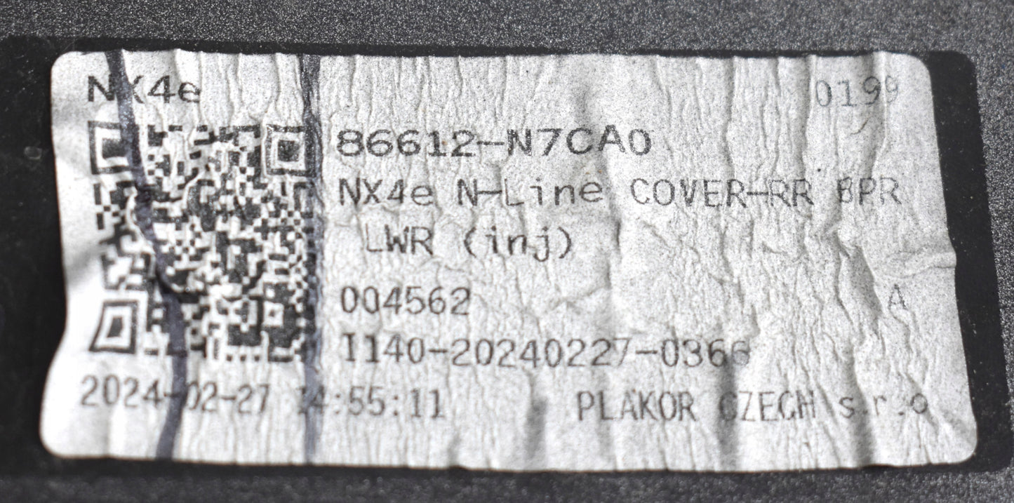 HYUNDAI TUCSON IV N LINE REAR BUMPER ORG