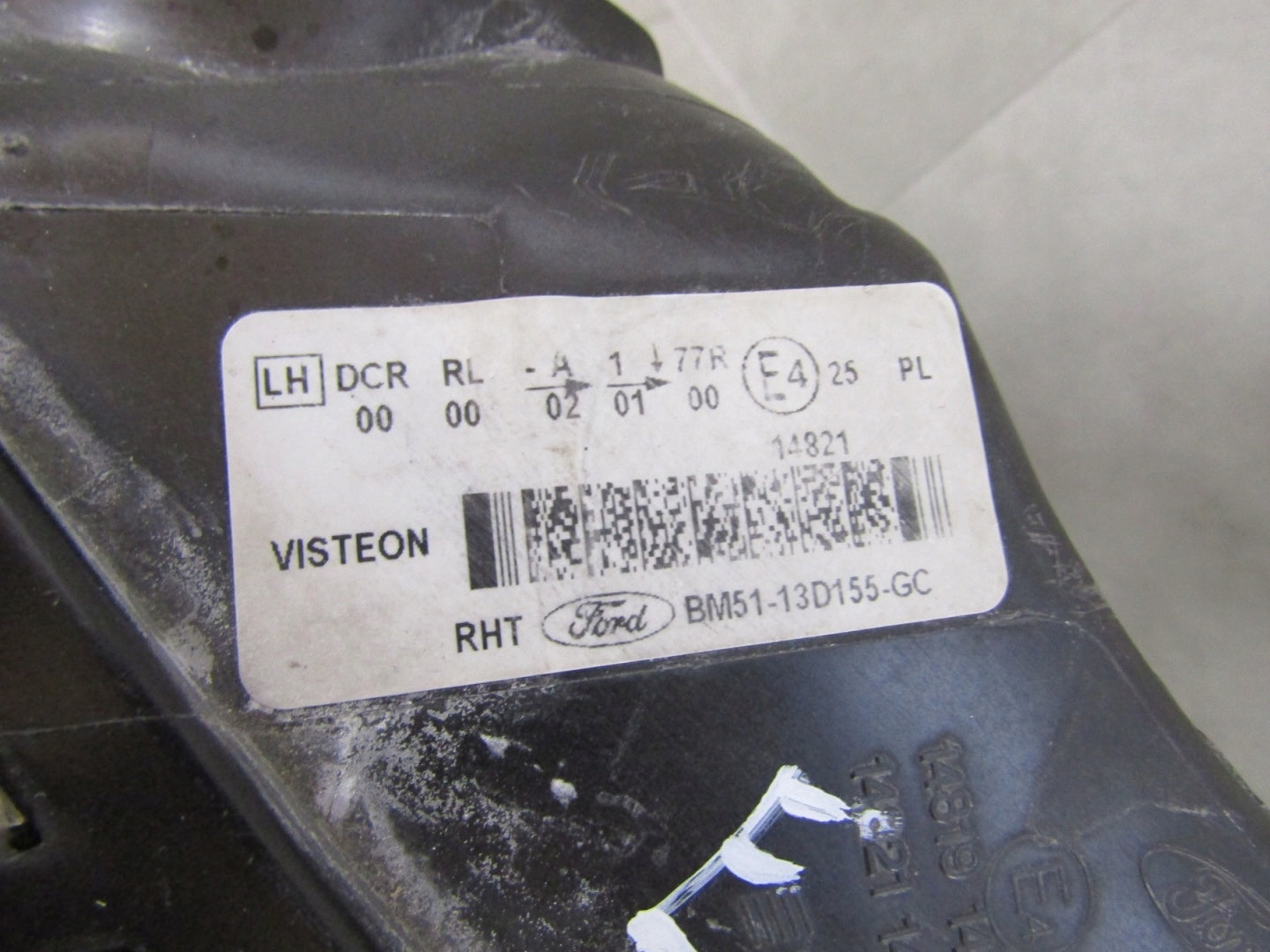 HEADLIGHT FORD FOCUS MK3 RS ST 10-14 XENON NON-SWIVEL LH BM51-13D155-GC