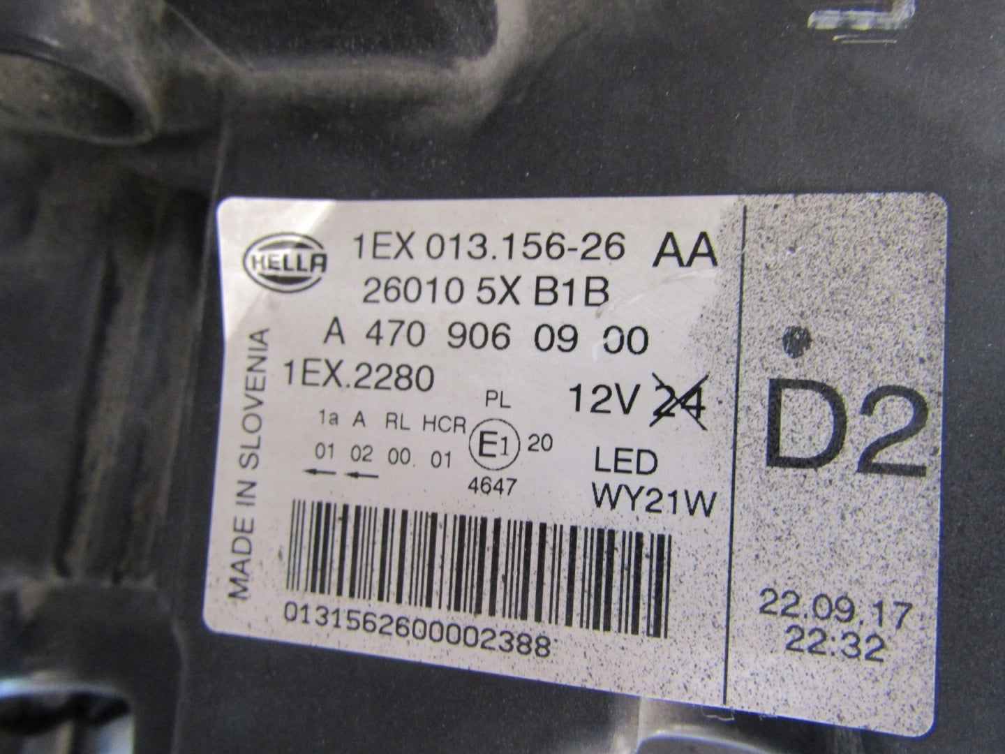 MERCEDES X-CLASS X CLASS W470 FULL LED RH RIGHT HEADLIGHT 17-20 A47090609