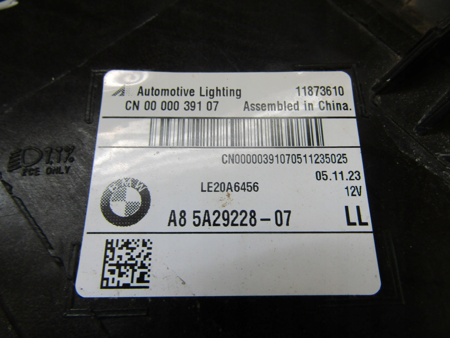 BMW X3 G01 X4 G02 LIFT LCI FULL LED Headlight 21-24 RH 5A29228