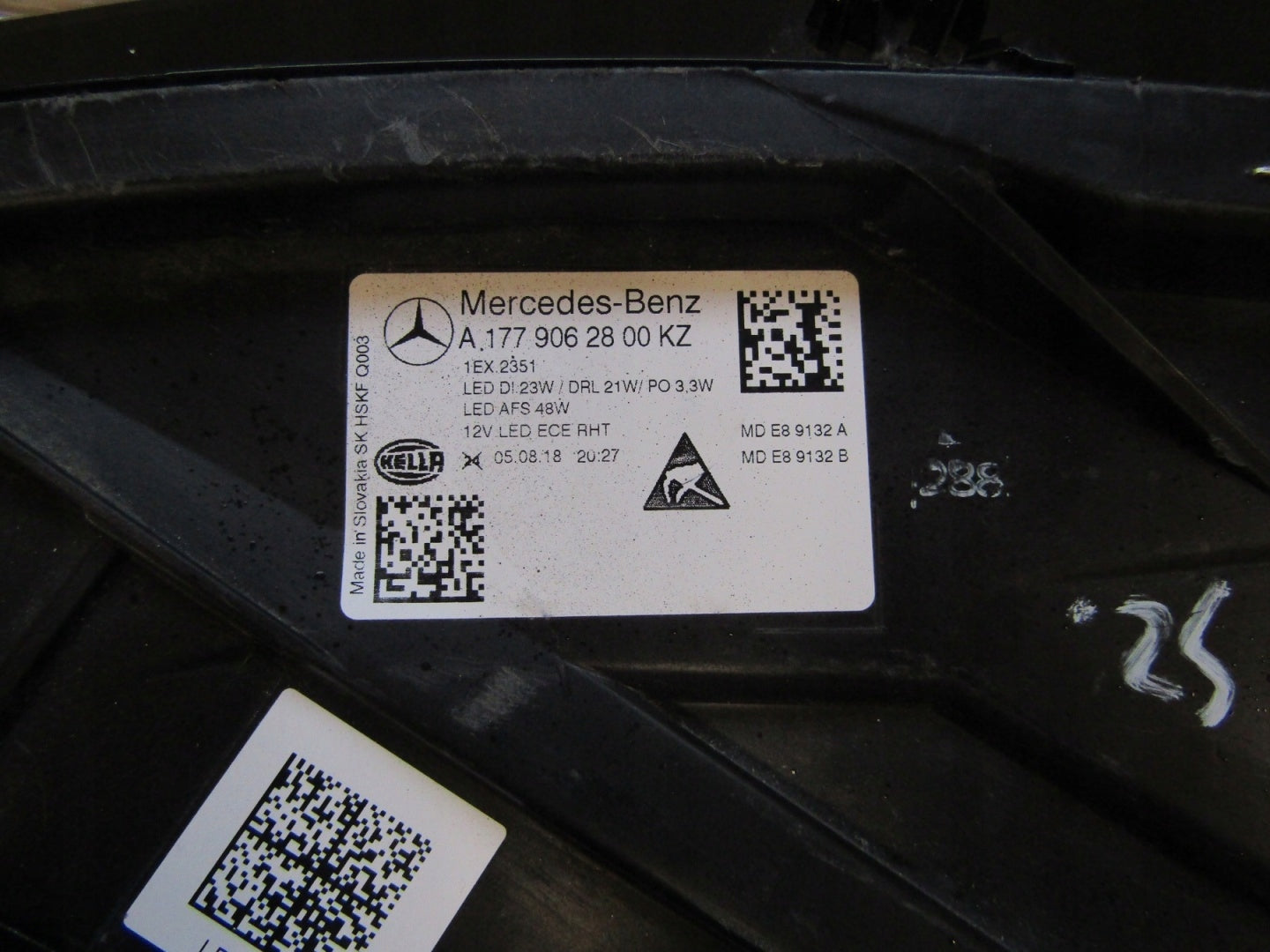 Mercedes A-Class W177 FULL LED PERFORMANCE Headlight 18-22 RH A1779062800