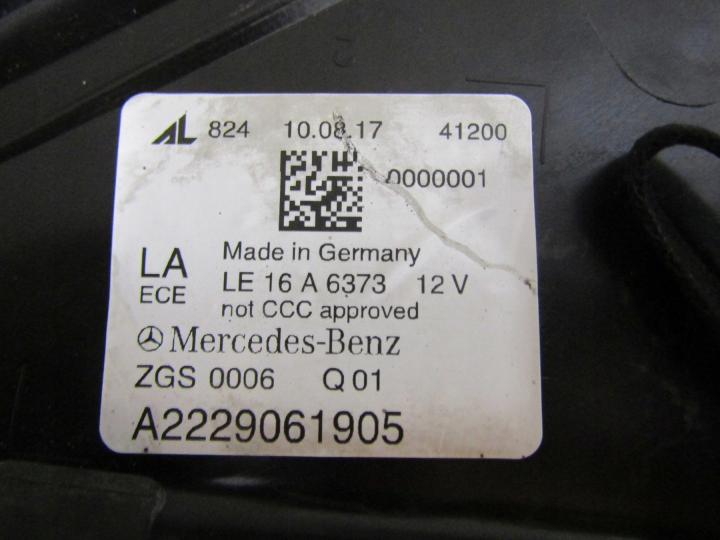 Mercedes S-Class W222 LIFT LED MULTIBEAM Headlight LH LEFT 17-20 A2229061