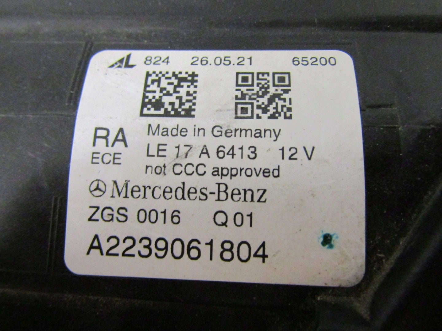 Front Lamp Mercedes S-Class W223 FULL LED DIGITAL LIGHT RH RIGHT A22390618