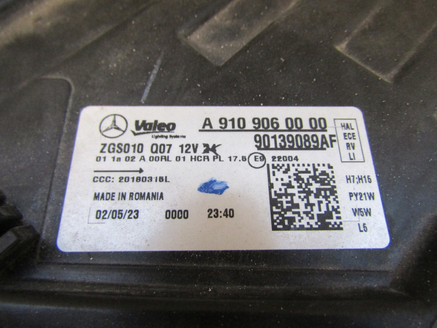 MERCEDES SPRINTER W910 W907 HEADLIGHT STANDARD 18- LH A9109060000