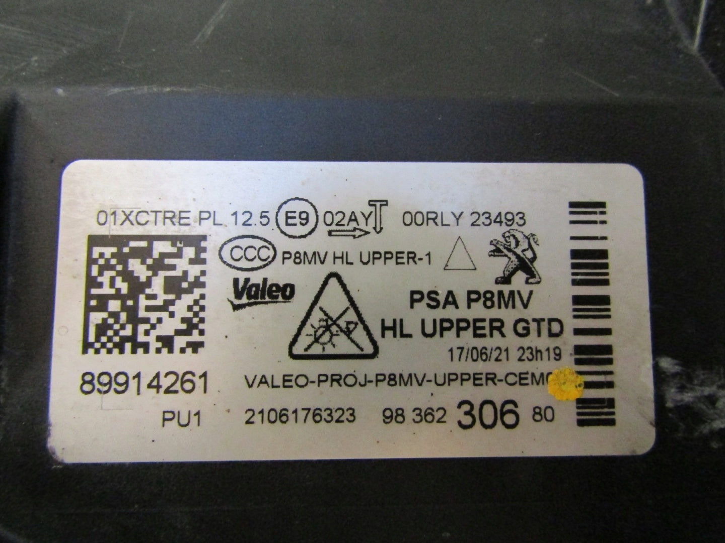 Front Light Peugeot 3008 II 5008 II LIFT FULL LED LH LEFT 20-24 9836230680