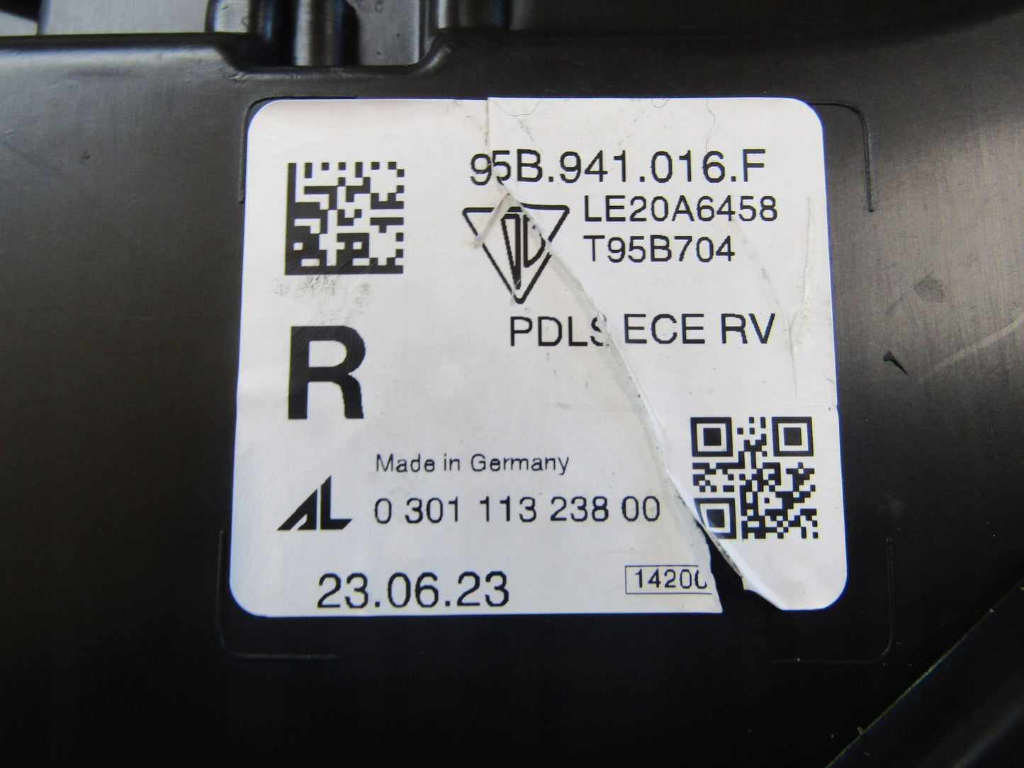 Porsche MACAN 95B LIFT FULL LED MATRIX 18-24 RH headlight 95B941016F