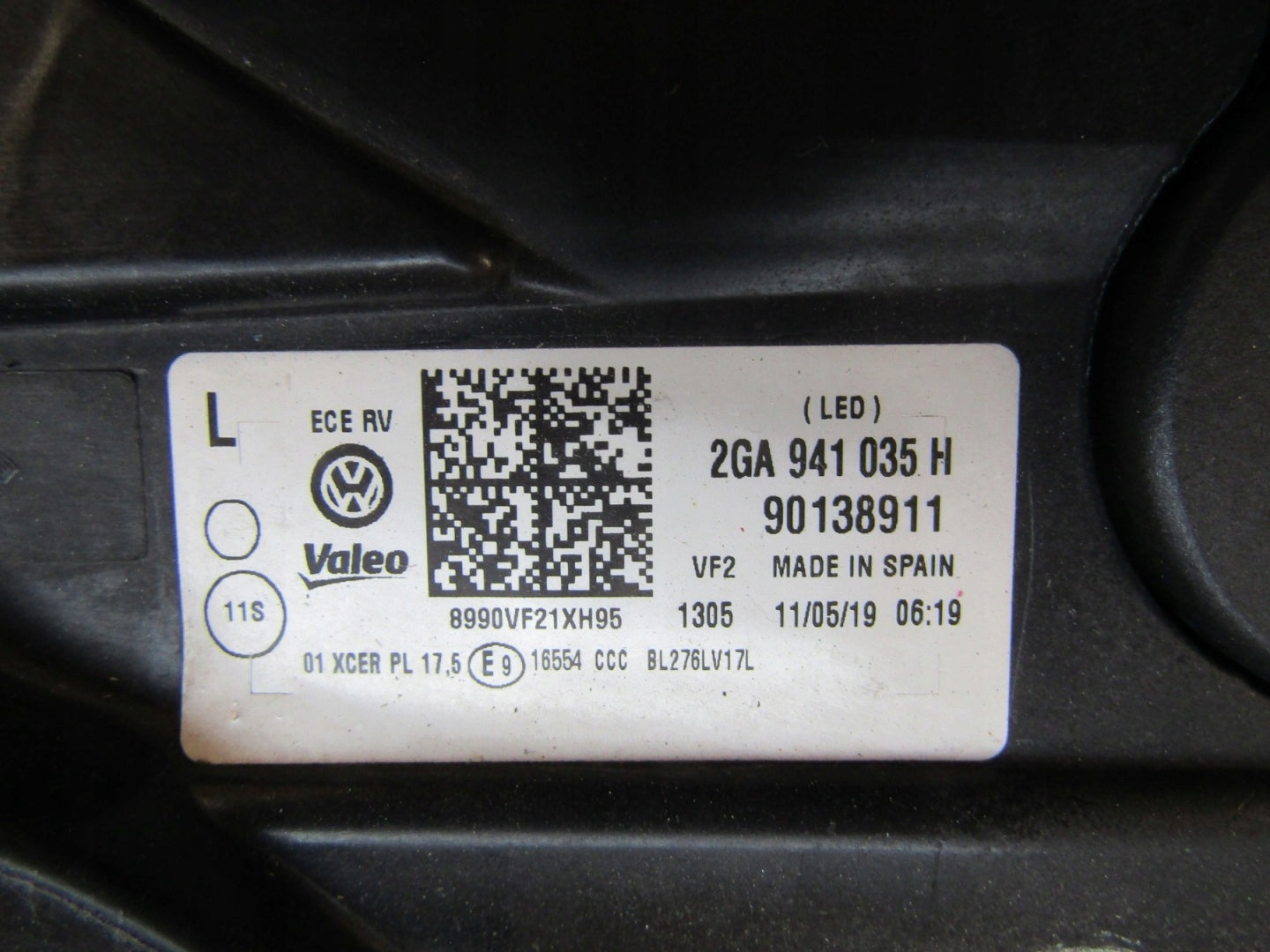 VW Volkswagen T-Roc T Roc 2GA FULL LED Headlight 17-21 LEFT LH 2GA941035