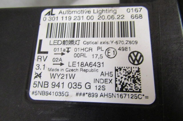 Front Lamp Volkswagen Tiguan 2 II LIFT LED 20-24 LH LEFT 5NB941035G