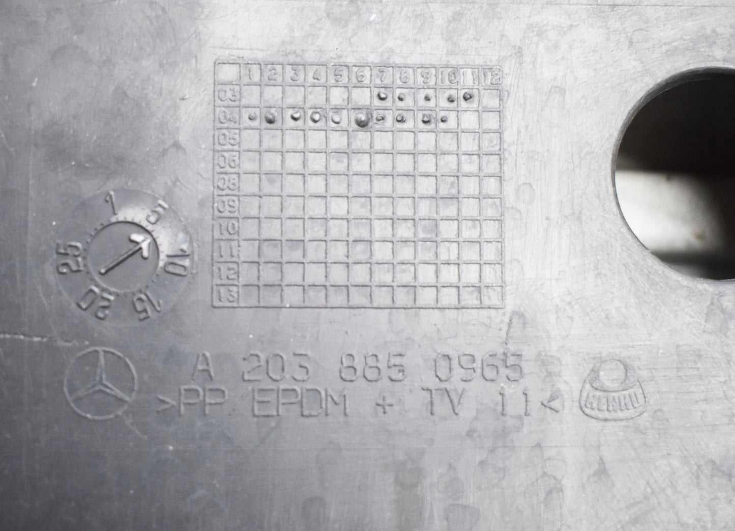 MERCEDES C-CLASS W203 LIFT FRONT BUMPER + FRAME