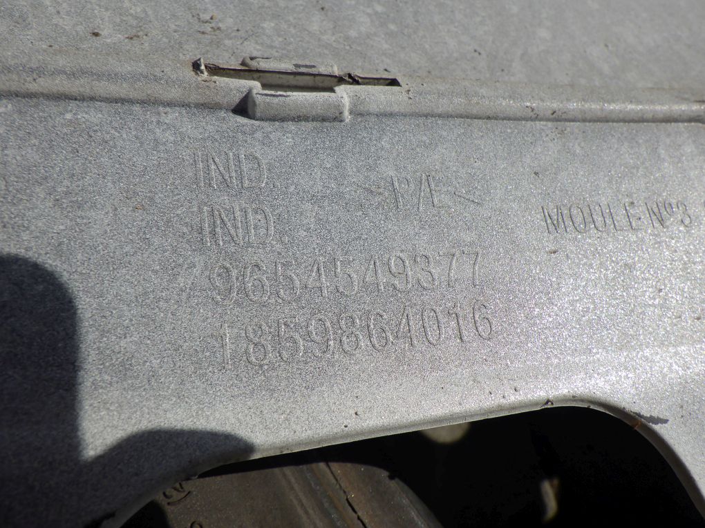 PEUGEOT 207 rear bumper