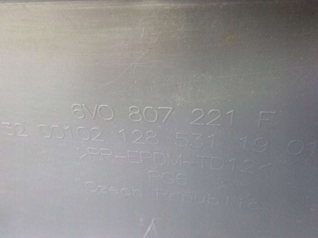 SKODA FABIA III 3 6V0 LIFT 18- Front Bumper