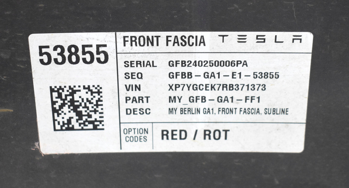 TESLA MODEL Y FRONT BUMPER ORG