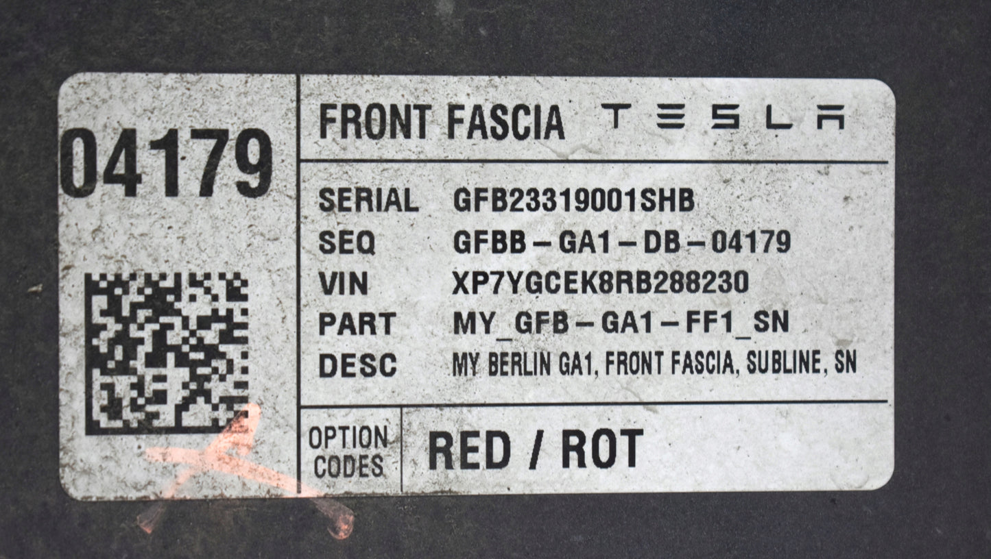 TESLA MODEL Y FRONT BUMPER ORG