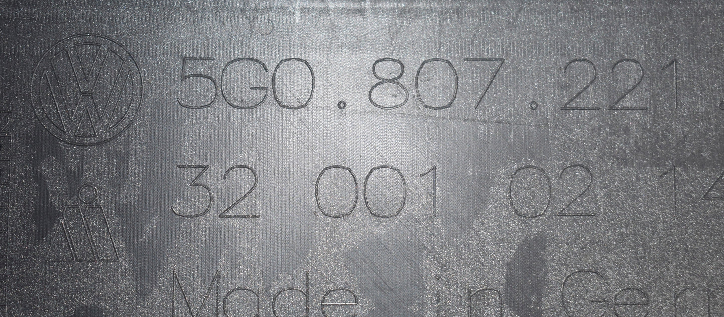 VW GOLF VII LIFT 5G0 FRONT BUMPER ORG