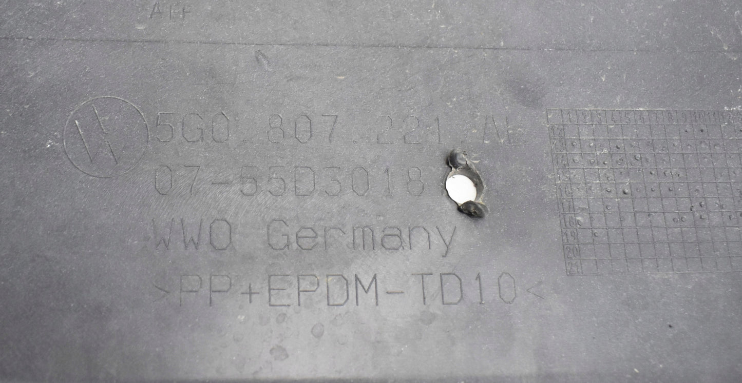 VW GOLF VII R LINE 5G0 FRONT BUMPER WITHOUT HOLES ORG