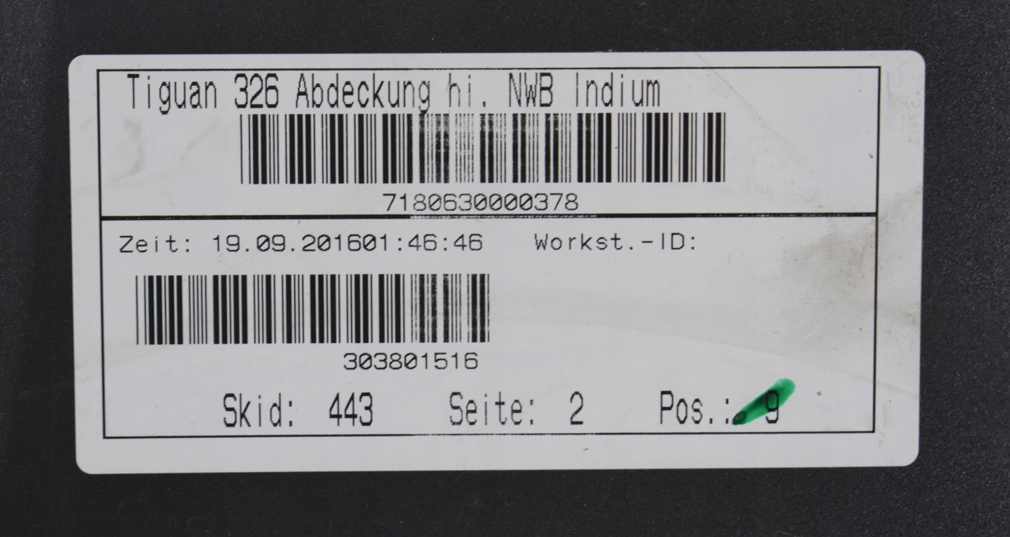 VW TIGUAN TIGUAN II 5NA REAR BUMPER EXCELLENT CONDITION ORG