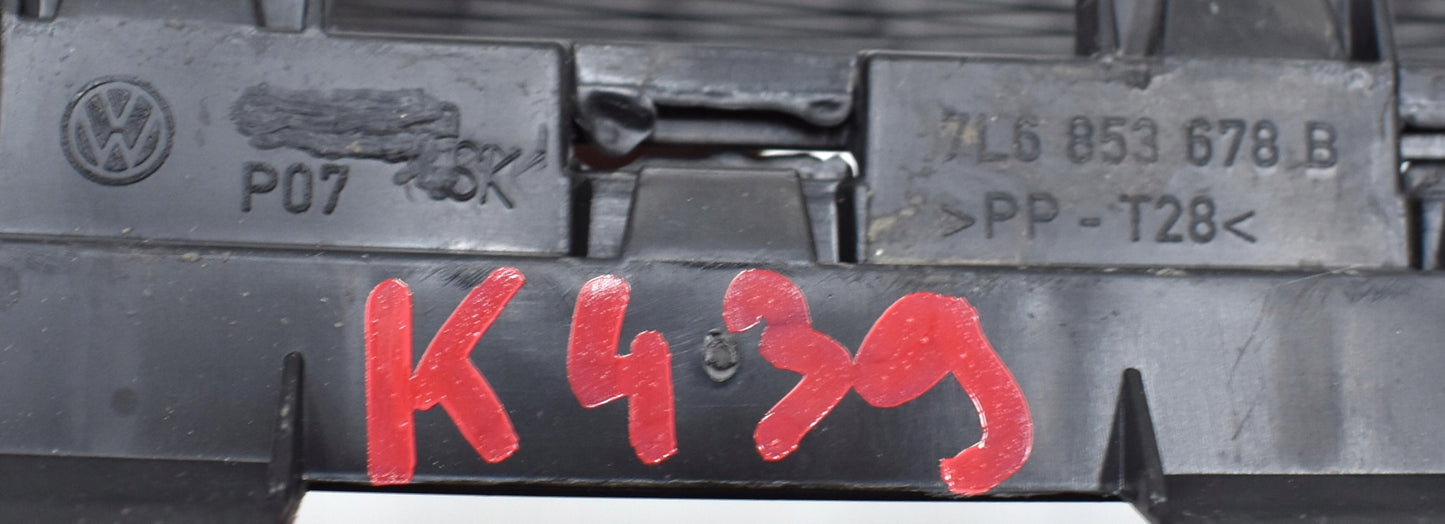 VW TOUAREG 7L6 FRONT BUMPER MIDDLE GRILLE NEW ORIGINAL