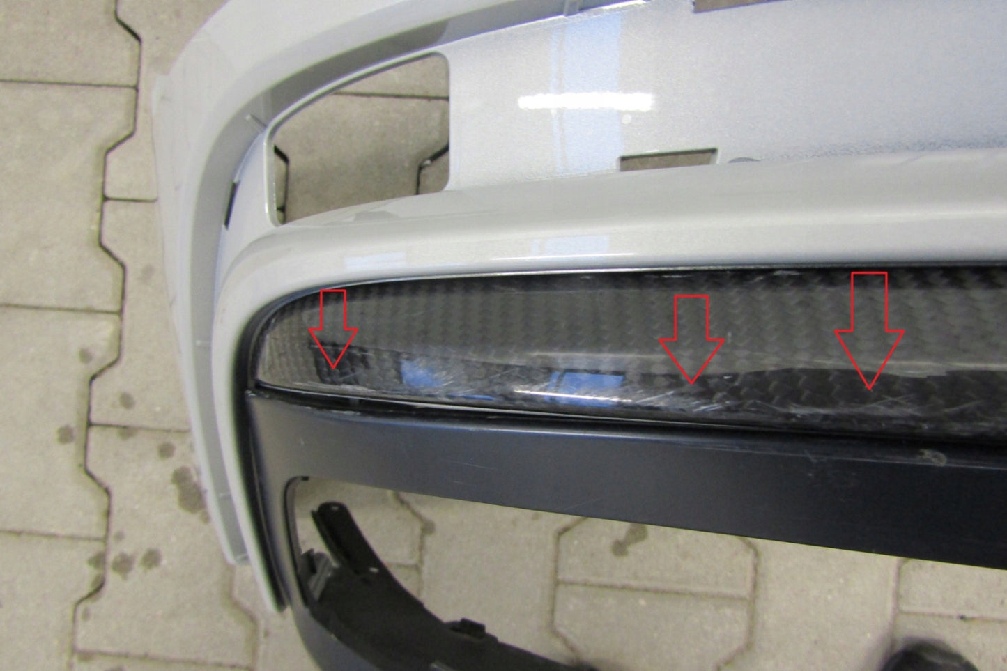 Rear Bumper Diffuser Audi Q8 4M8 S-line 18-
