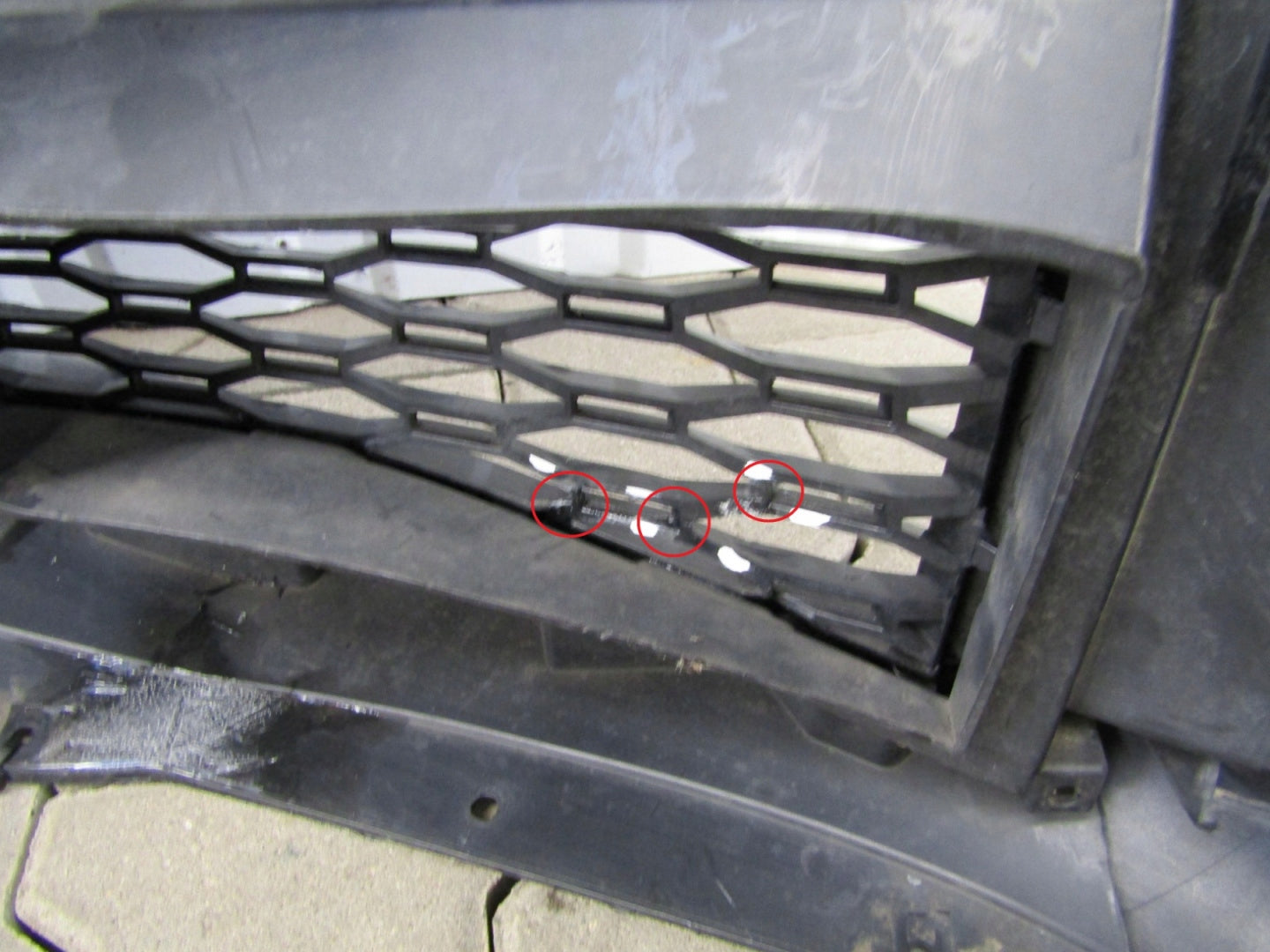 Front Bumper BMW 6 GT G32 M-Package 17- (Skids)