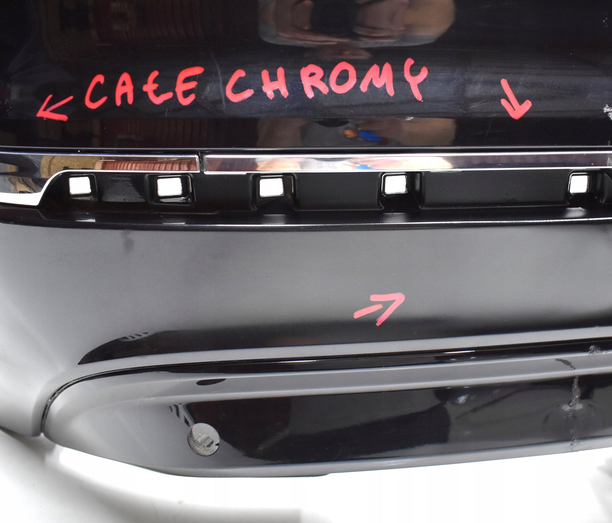 VW TIGUAN II 5NA R LINE REAR BUMPER ORG + CHROME