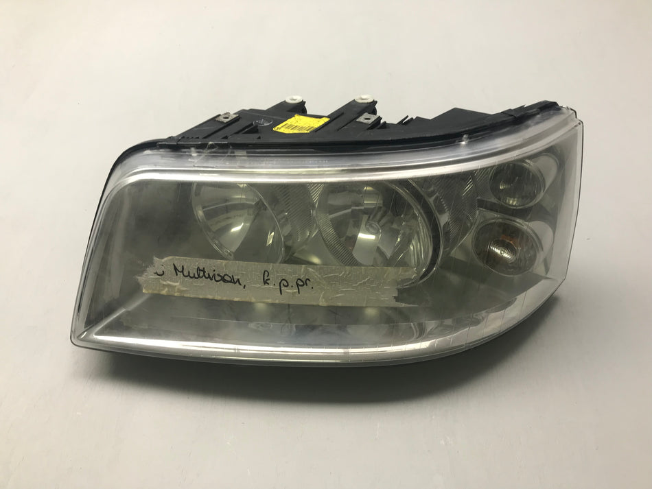 Volkswagen Transporter Caravelle T5 2004-2009 Headlight Left Front Used LHD ( with defect ) OEM: 7H1941015L / 0301195201