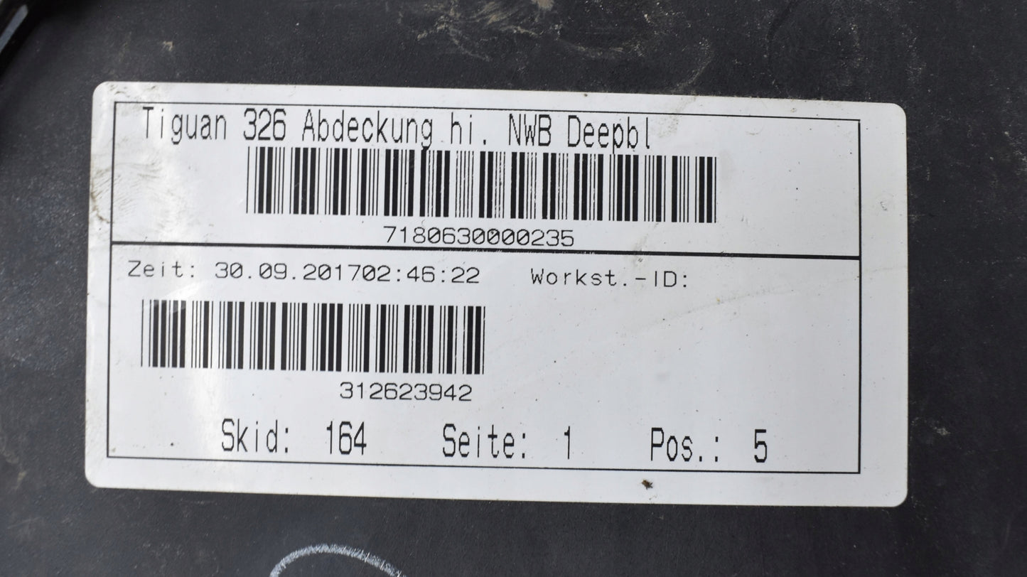 VW TIGUAN II 5NA R LINE REAR BUMPER ORG + CHROME