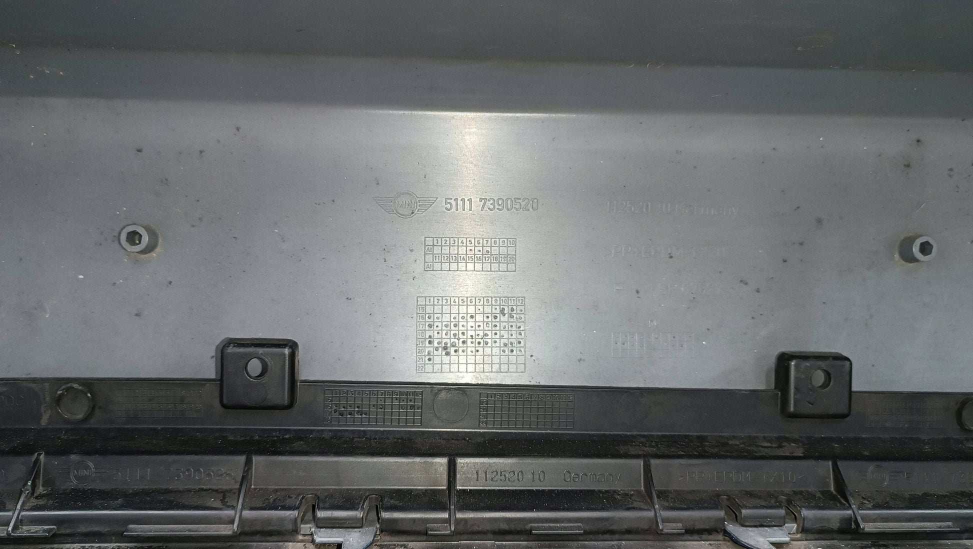 Front bumper Mini Cooper Countryman F60 17-20