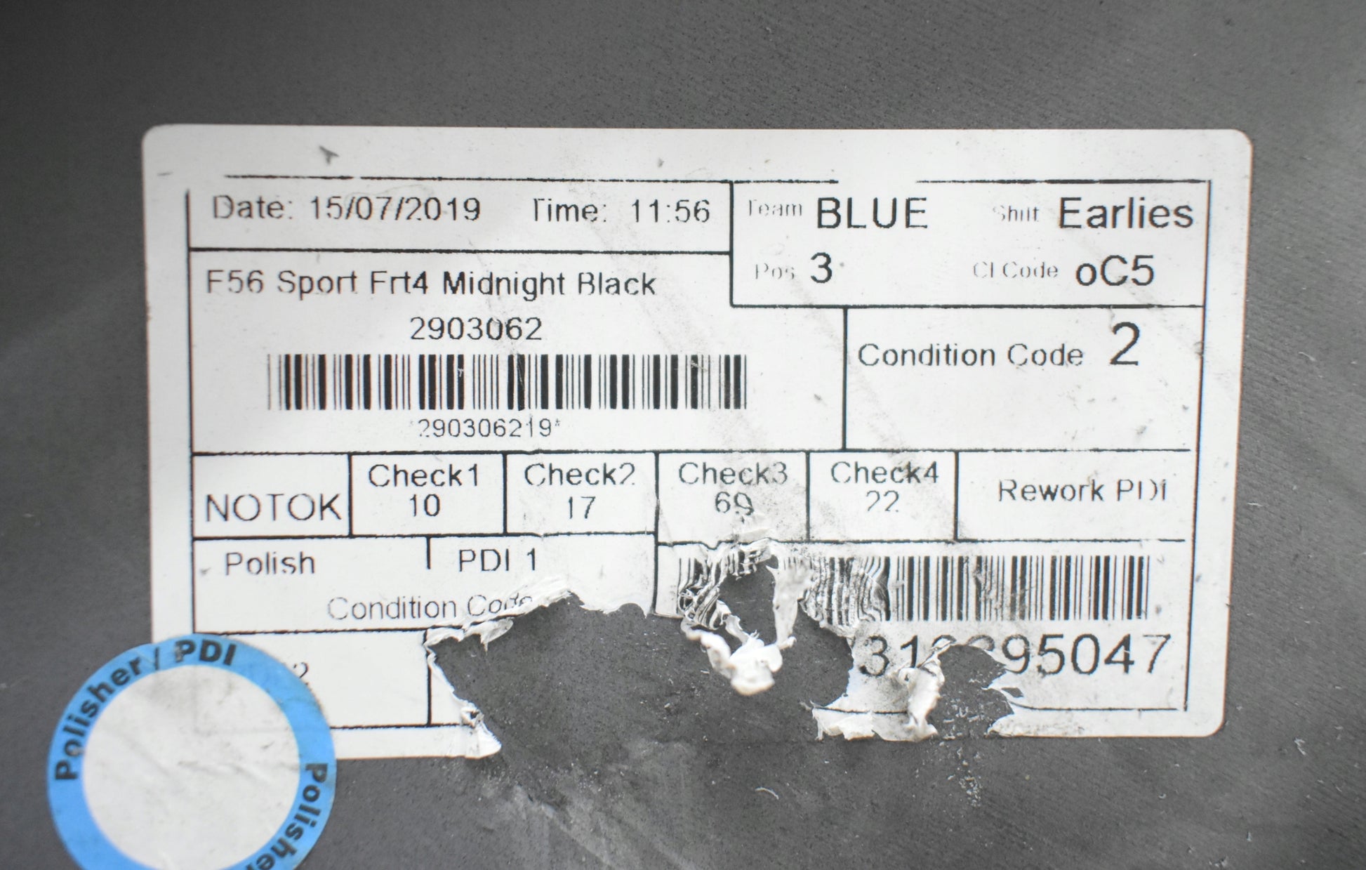 MINI COOPER S F55 F56 SPORT FRONT BUMPER