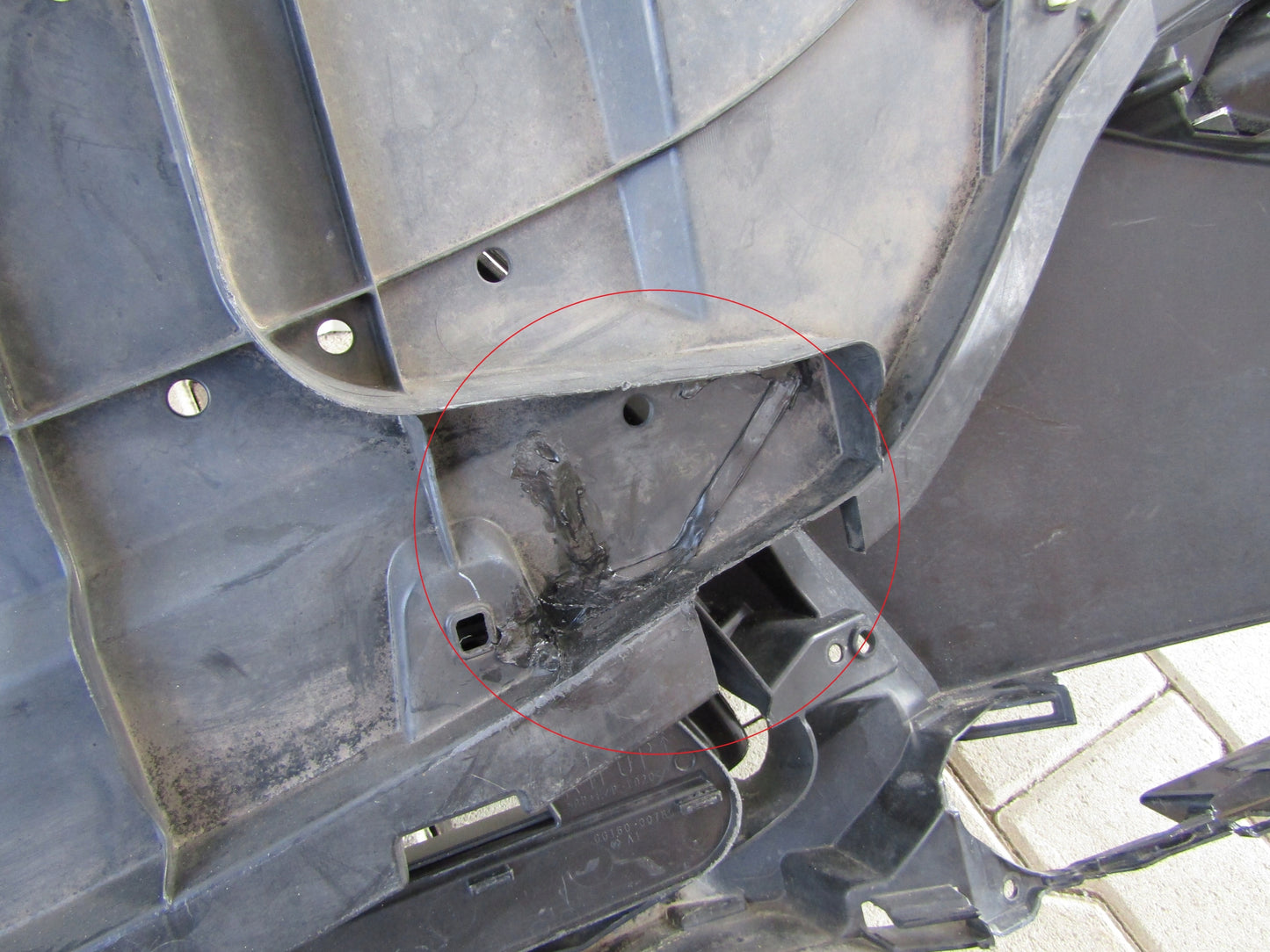 Front Bumper Lexus RX 4 IV 450H 15-18 PLATE