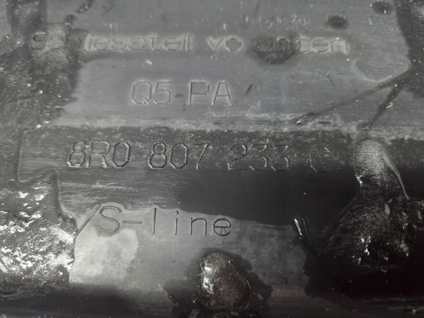 FRONT BUMPER AUDI Q5 I 8R0 LIFT 12-16