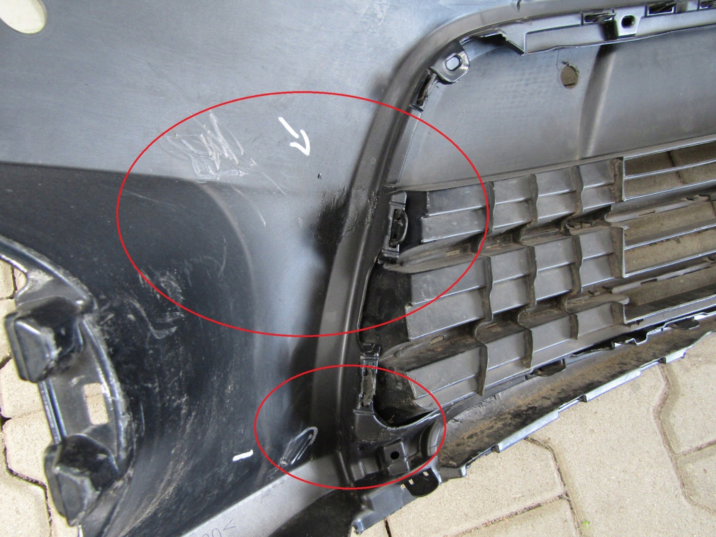 Front Bumper Toyota Verso Lift 13-18