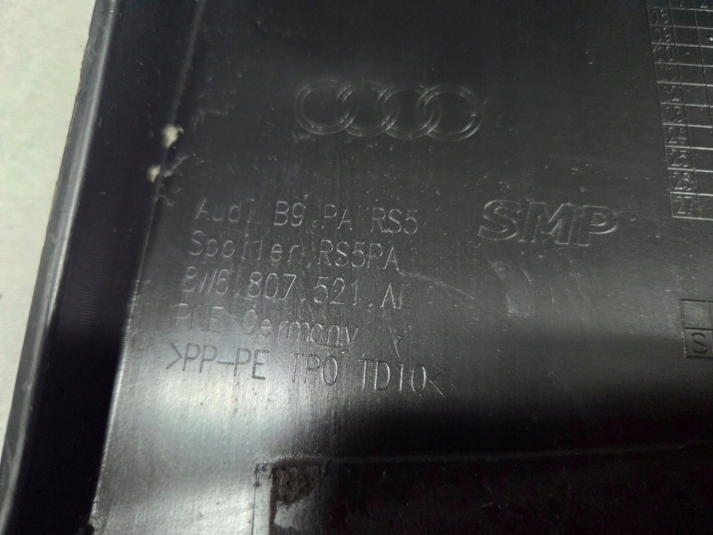 AUDI RS5 RS 5 8W6 REAR BUMPER LIFT 19-24