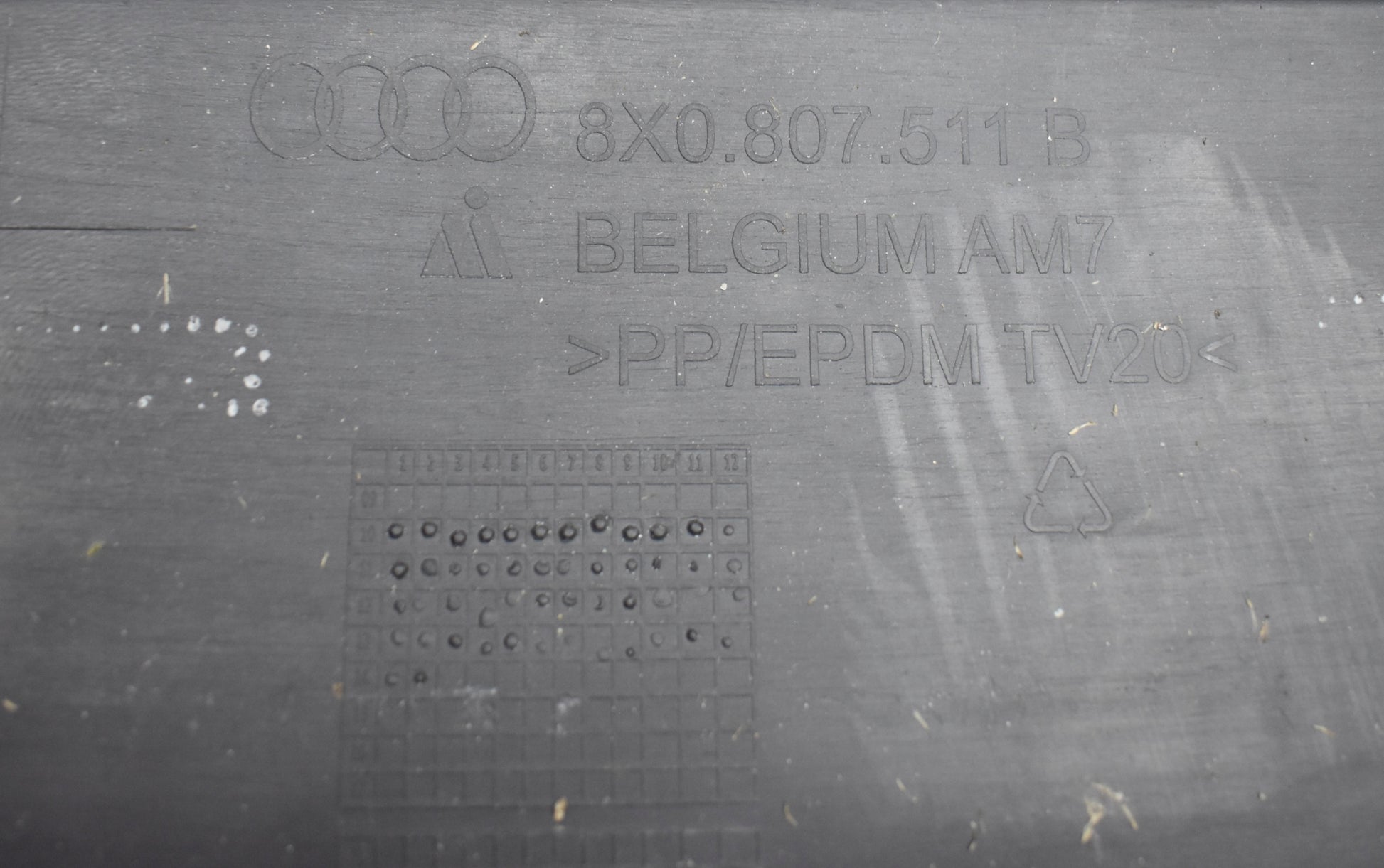 AUDI A1 8X0 S LINE REAR BUMPER ORIGINAL + BOTTOM