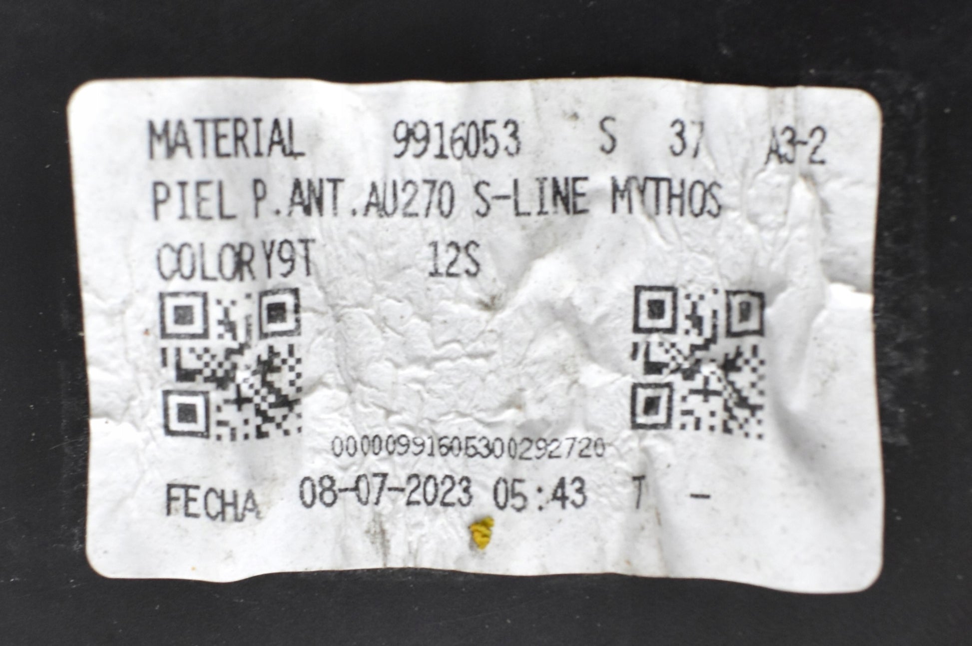 AUDI A1 II 82A S LINE FRONT BUMPER ORG