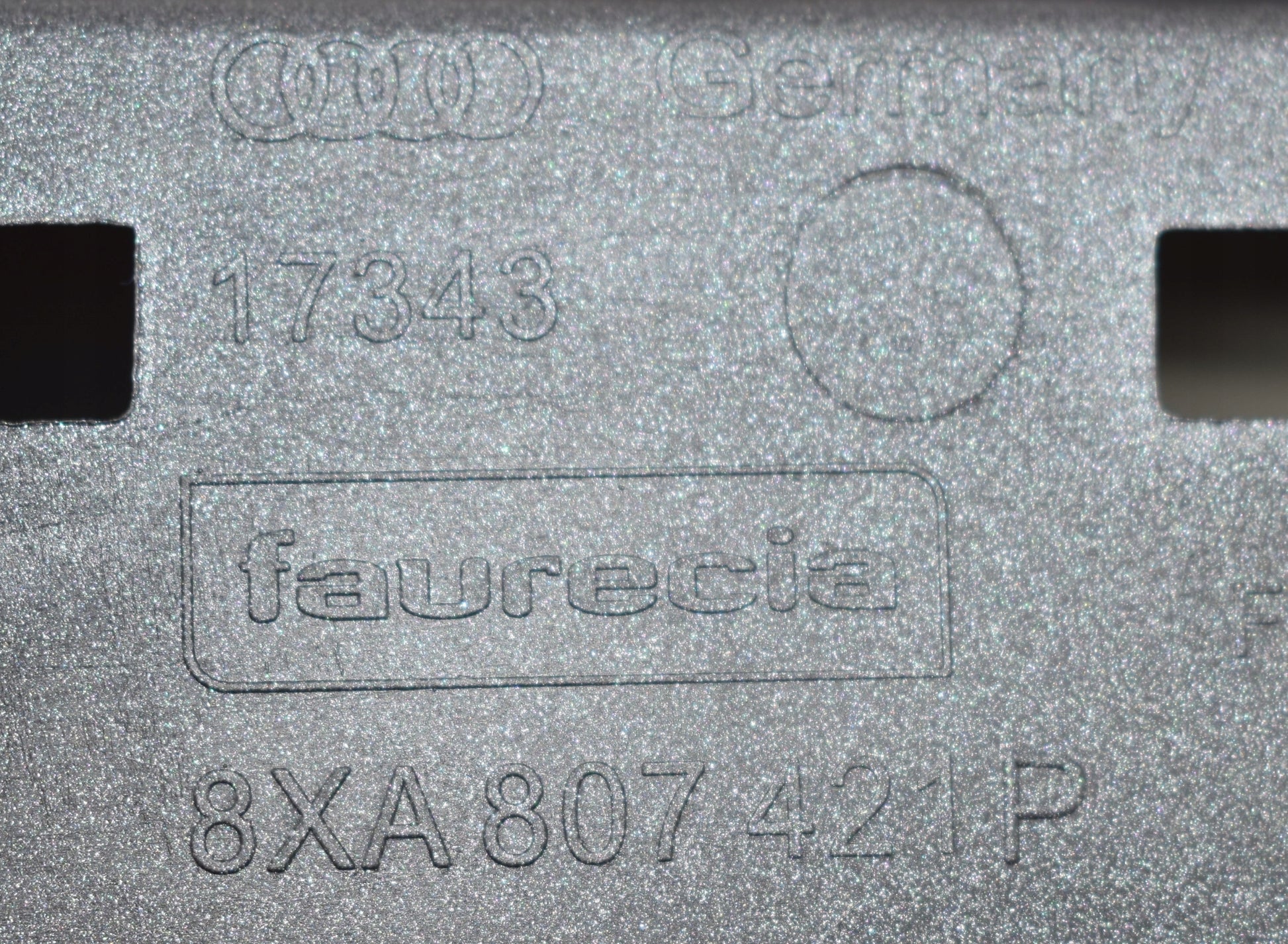 AUDI A1 LIFT 8XA S-LINE BUMPER DIFFUSER SPOILER