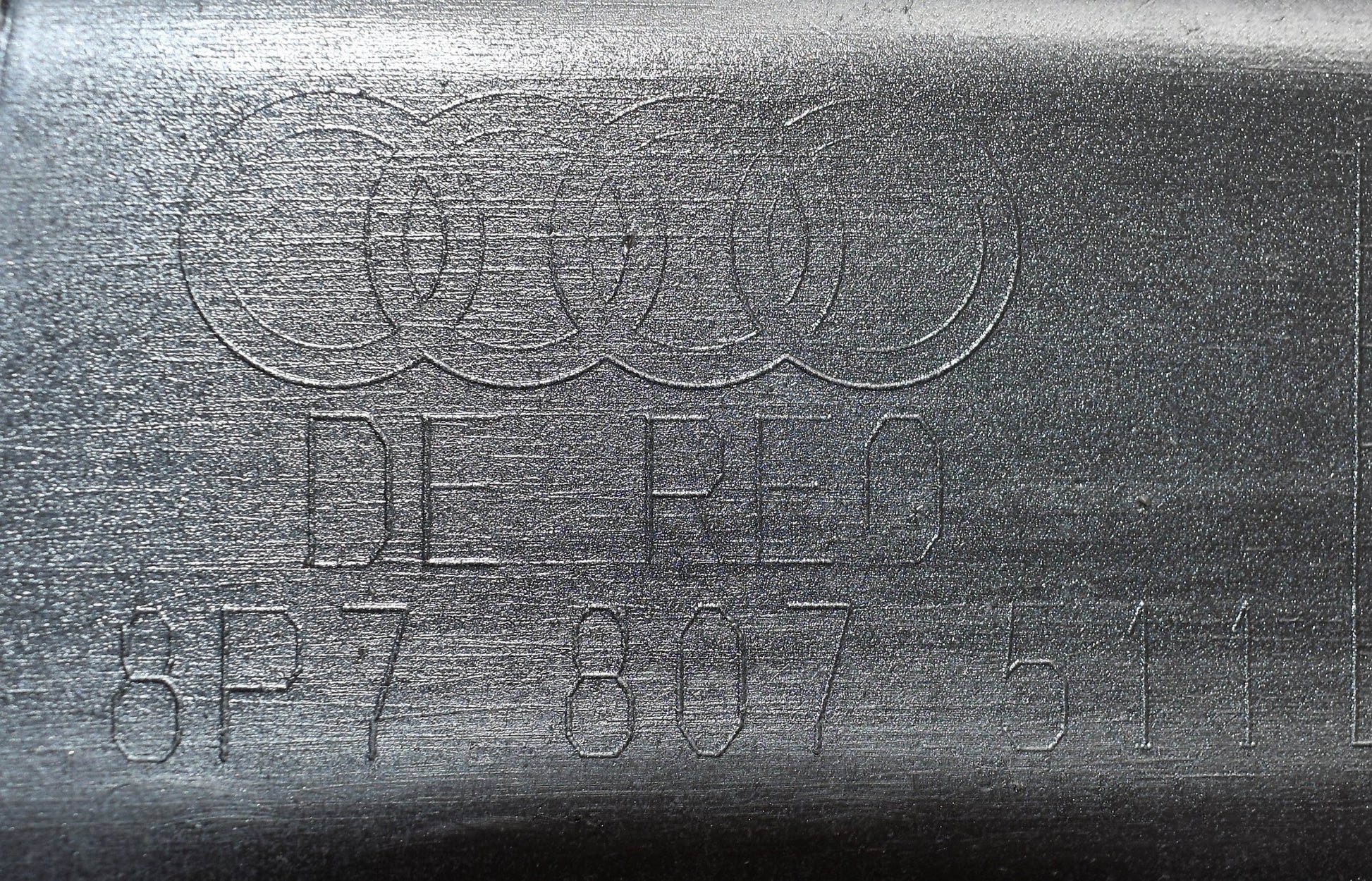 AUDI A3 8P7 REAR BUMPER ORIGINAL CABRIO